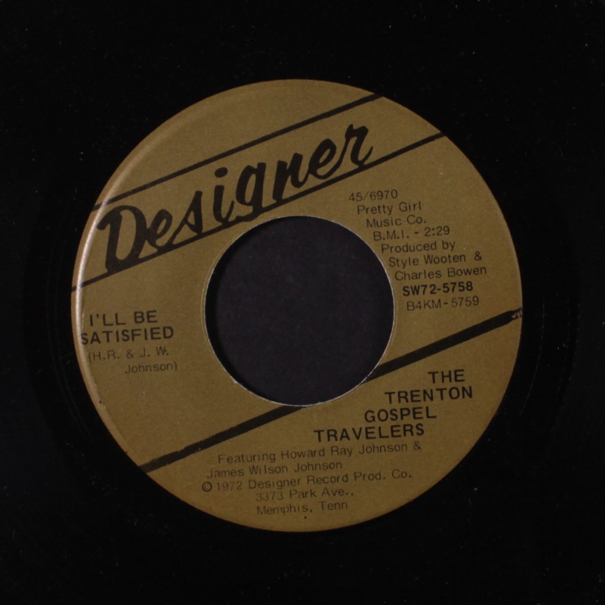 tell me little boy how old are you / i'll be satisfied by TRENTON GOSPEL TRAVELLERS