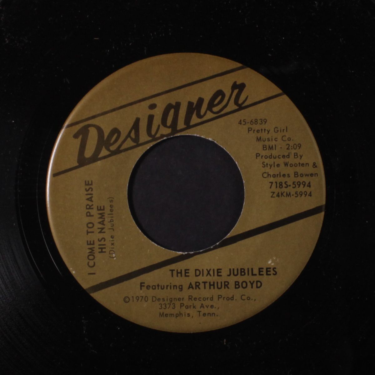 i come to praise his name / leaning on jesus by DIXIE JUBILEES