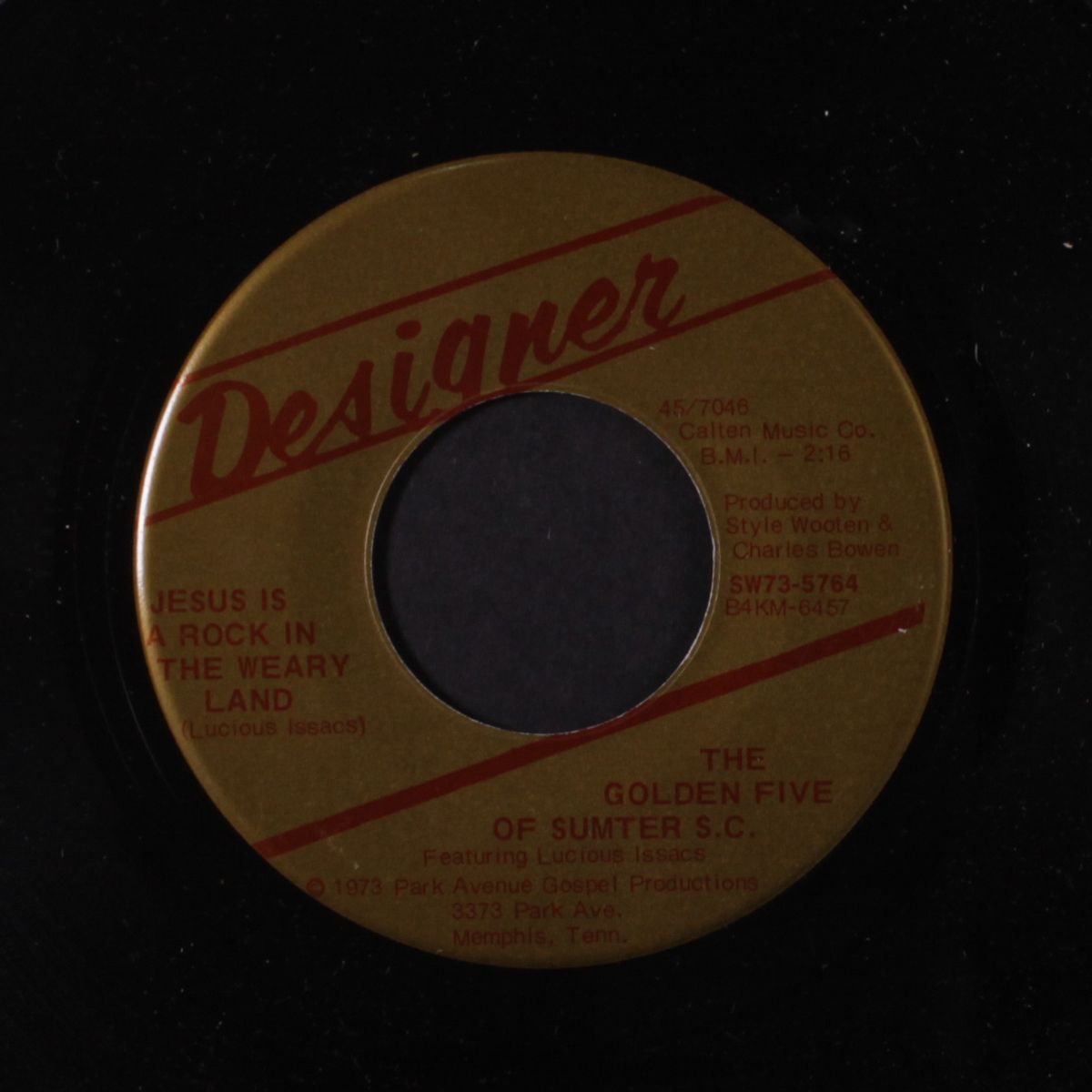 jesus is a rock in the weary land / dont let it be to late by GOLDEN FIVE OF SUMTER S.C.