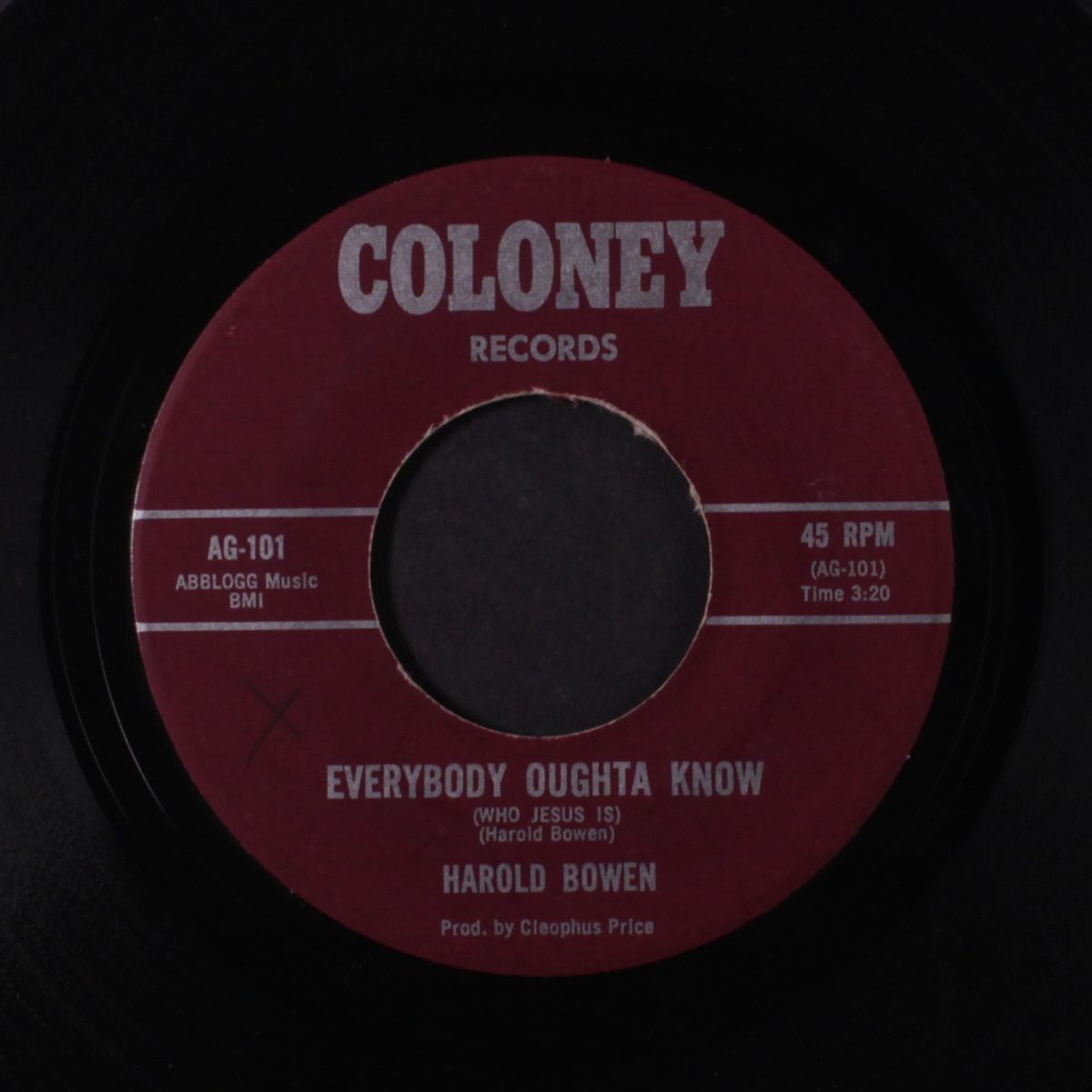 he has made away / everybody oughta know by HAROLD BOWEN