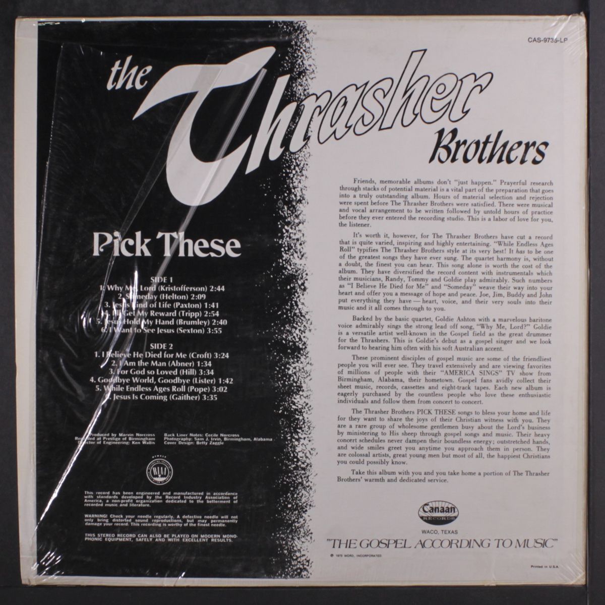 pick these by THRASHER BROTHERS