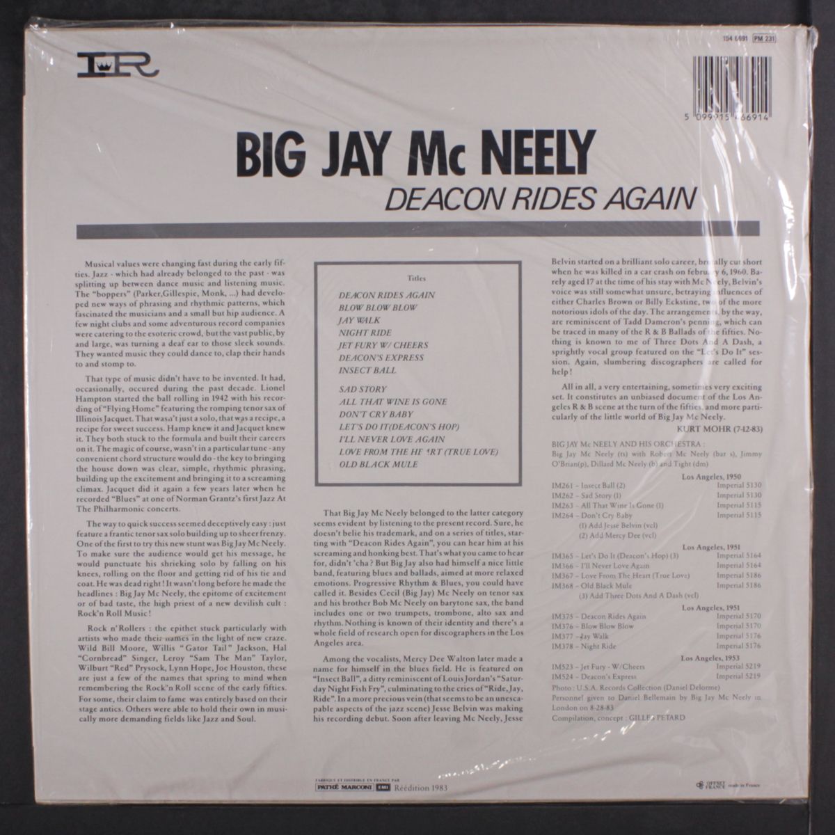 deacon rides again by BIG JAY MCNEELY
