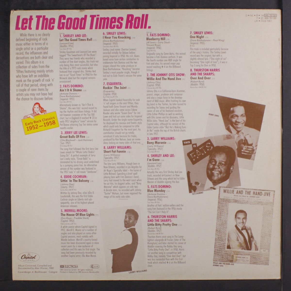 let the good times roll - early rock classics 1952-1958 by VARIOUS