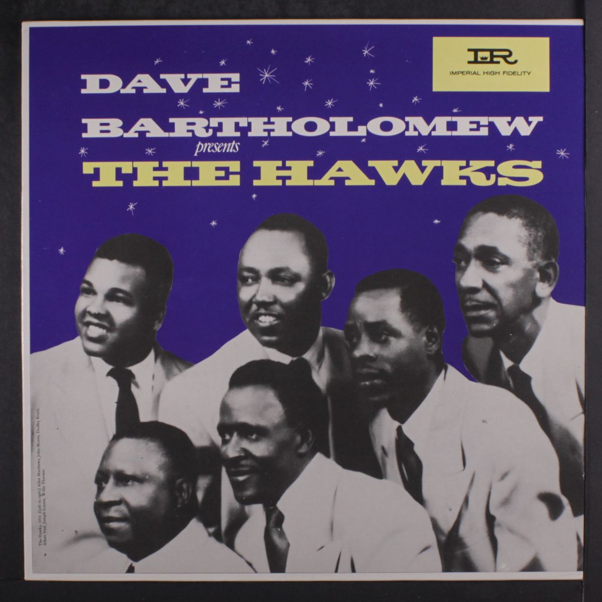 presents the hawks by DAVE BARTHOLOMEW