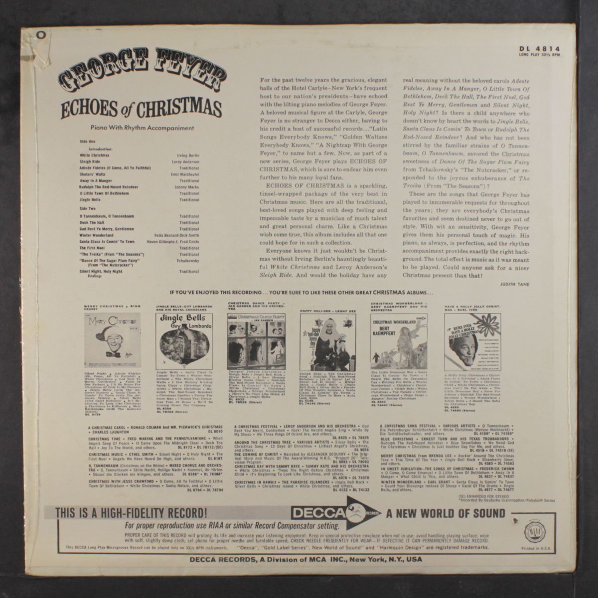 echoes of christmas by GEORGE FEYER