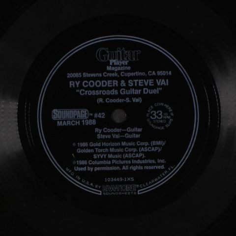RY COODER & STEVE VAI