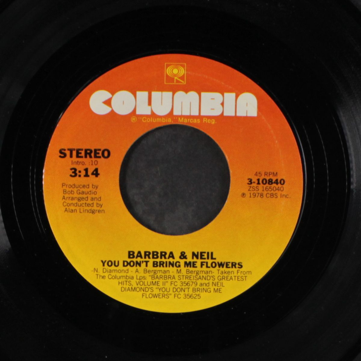 you don't bring me flowers by BARBRA STREISAND & NEIL DIAMOND