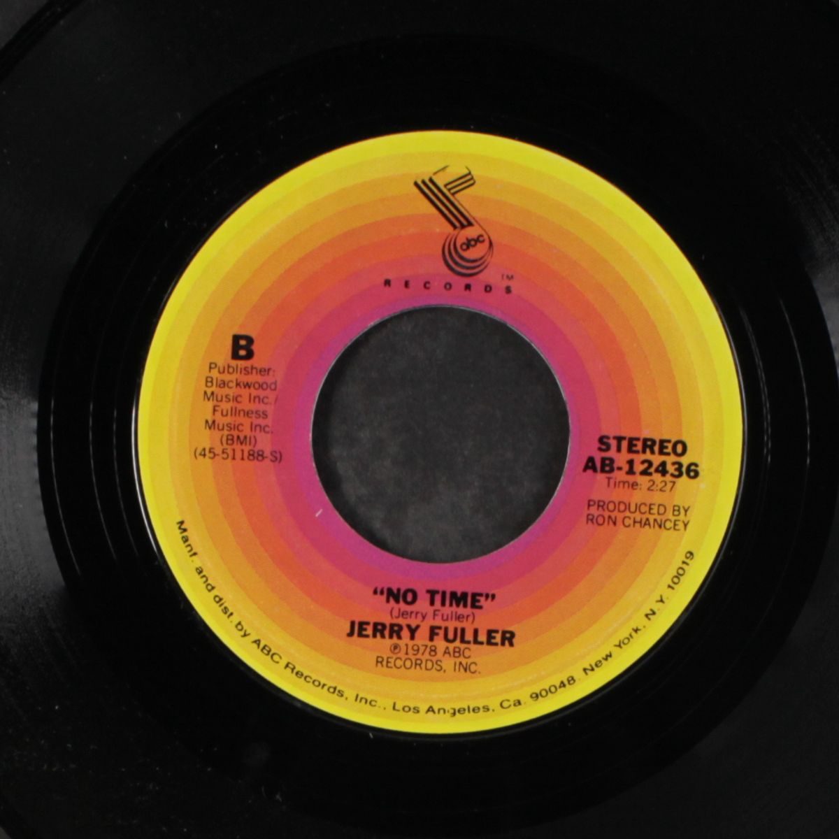 salt on the wound / no time by JERRY FULLER