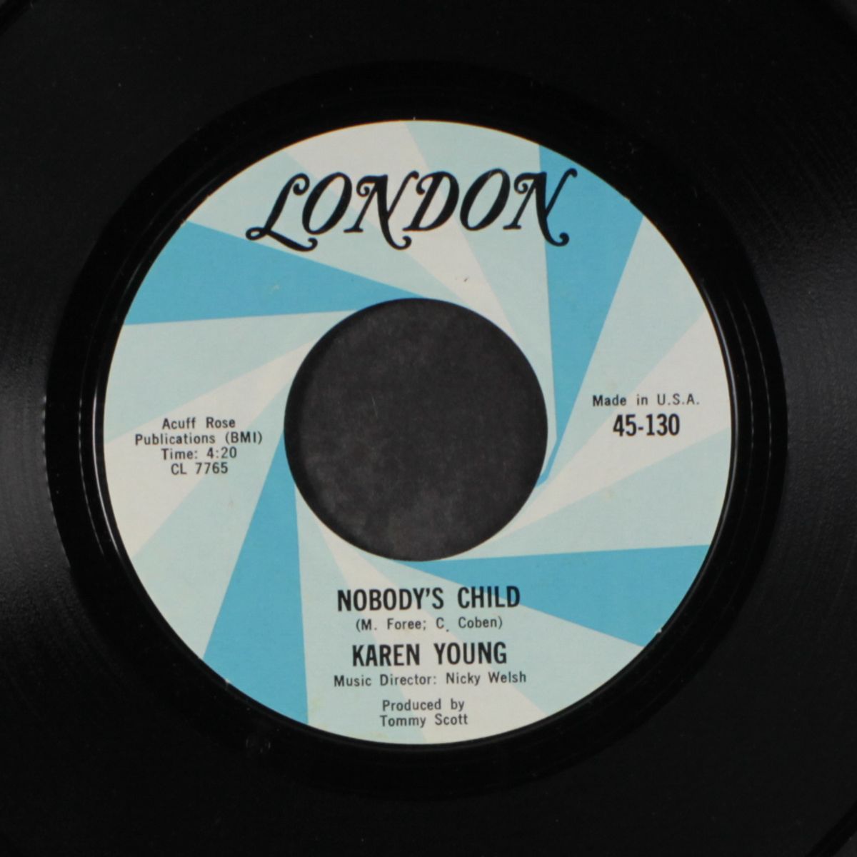 nobody's child / oh how i miss you by KAREN YOUNG