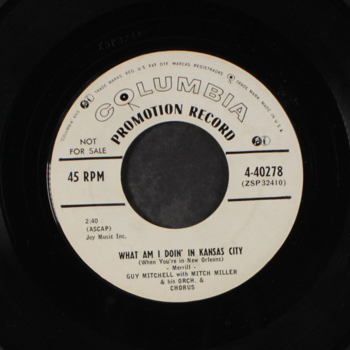what am i doing in kansas city by GUY MITCHELL