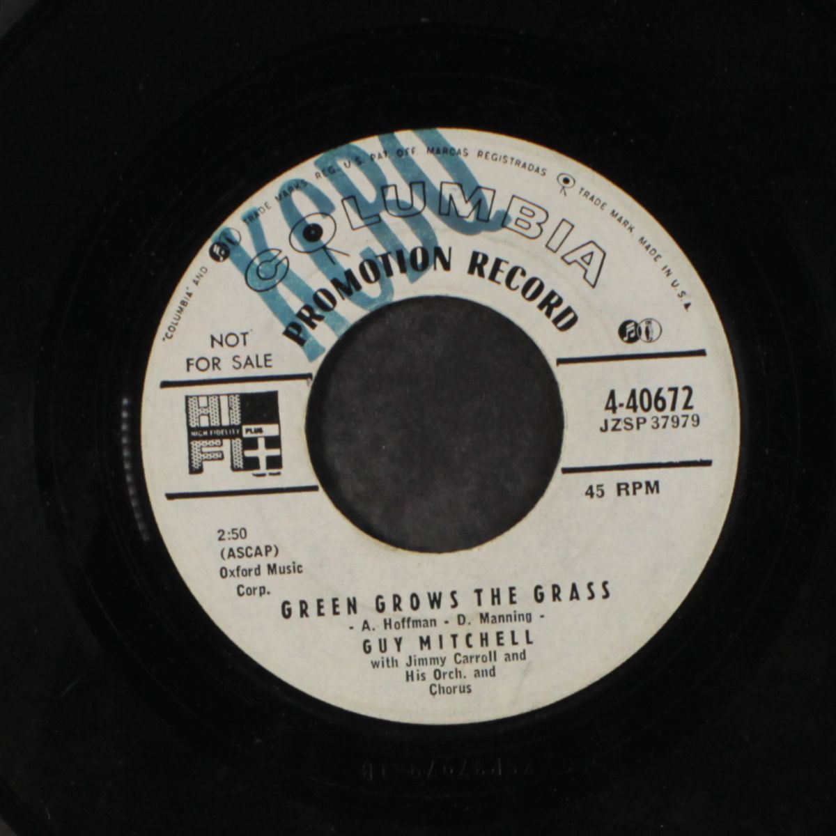 green grows the grass / solo by GUY MITCHELL