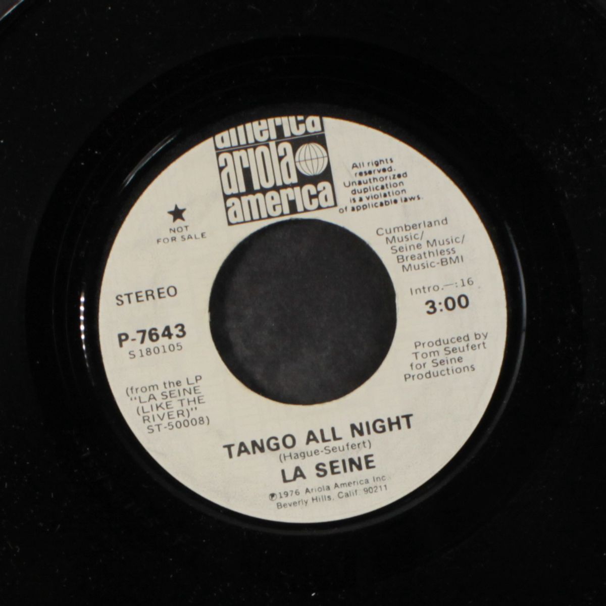 tango all night / mono by LA SEINE