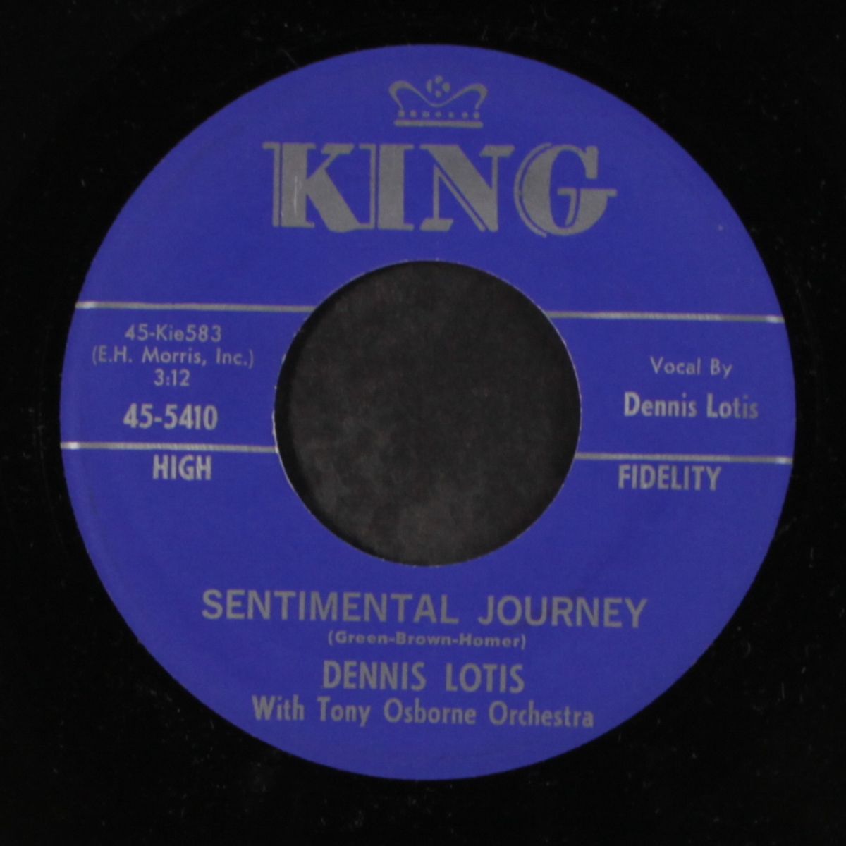 sentimental journey / my foolish heart by DENNIS LOTIS