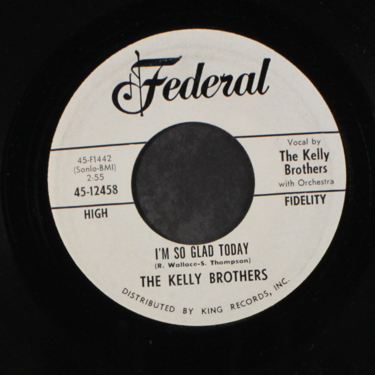 i'll be a witness there too / i'm so glad today by KELLY BROTHERS