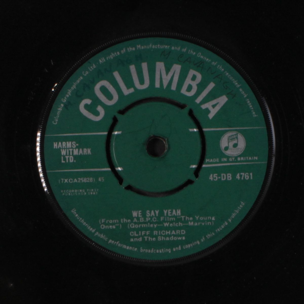 young ones / we say yeah by CLIFF RICHARD & SHADOWS