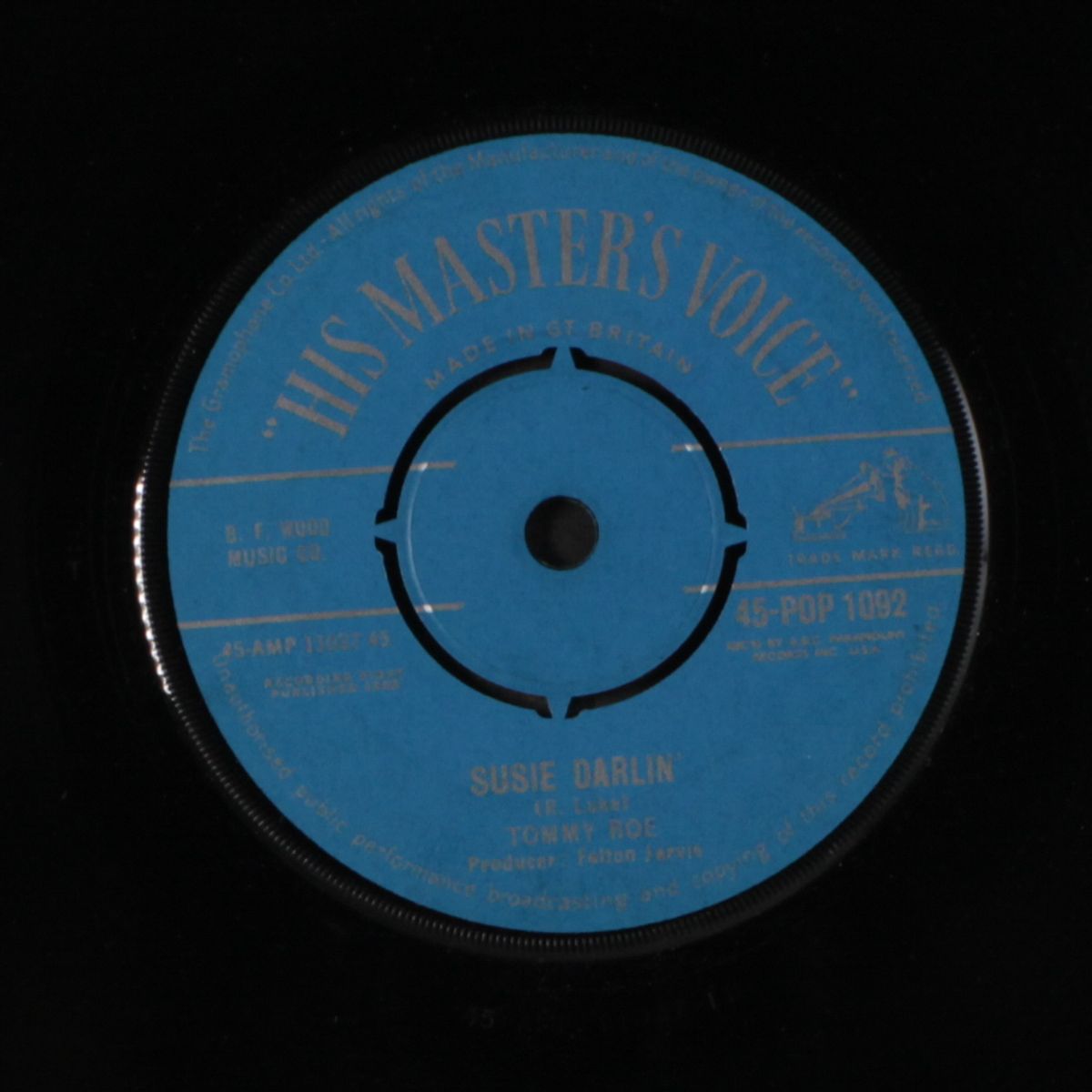susie darlin' / piddle de pat by TOMMY ROE