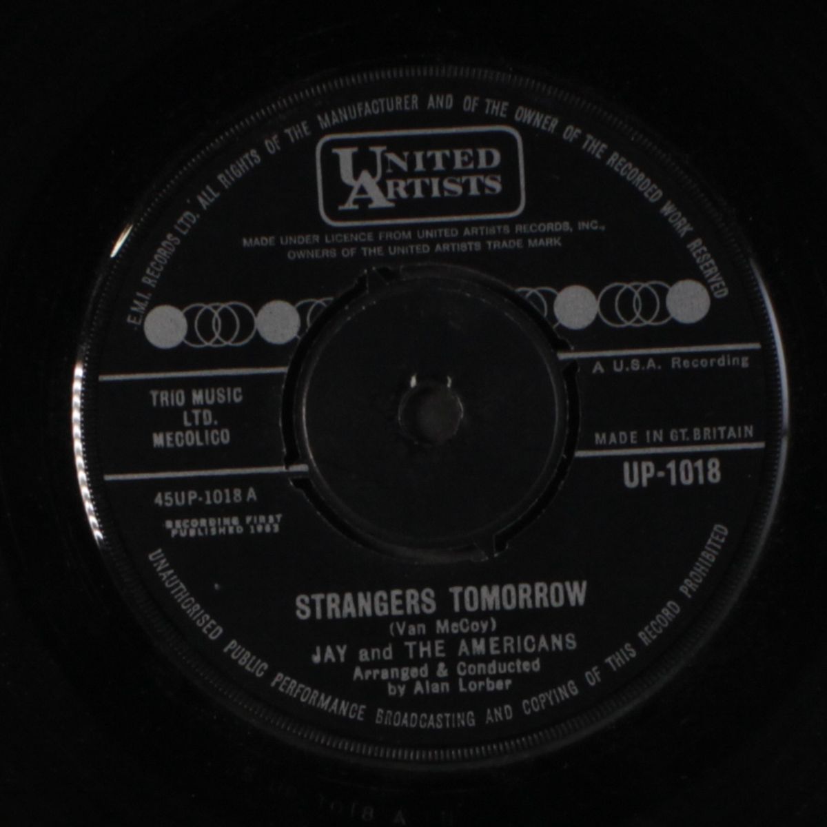 strangers tomorrow / what's the use by JAY & AMERICANS