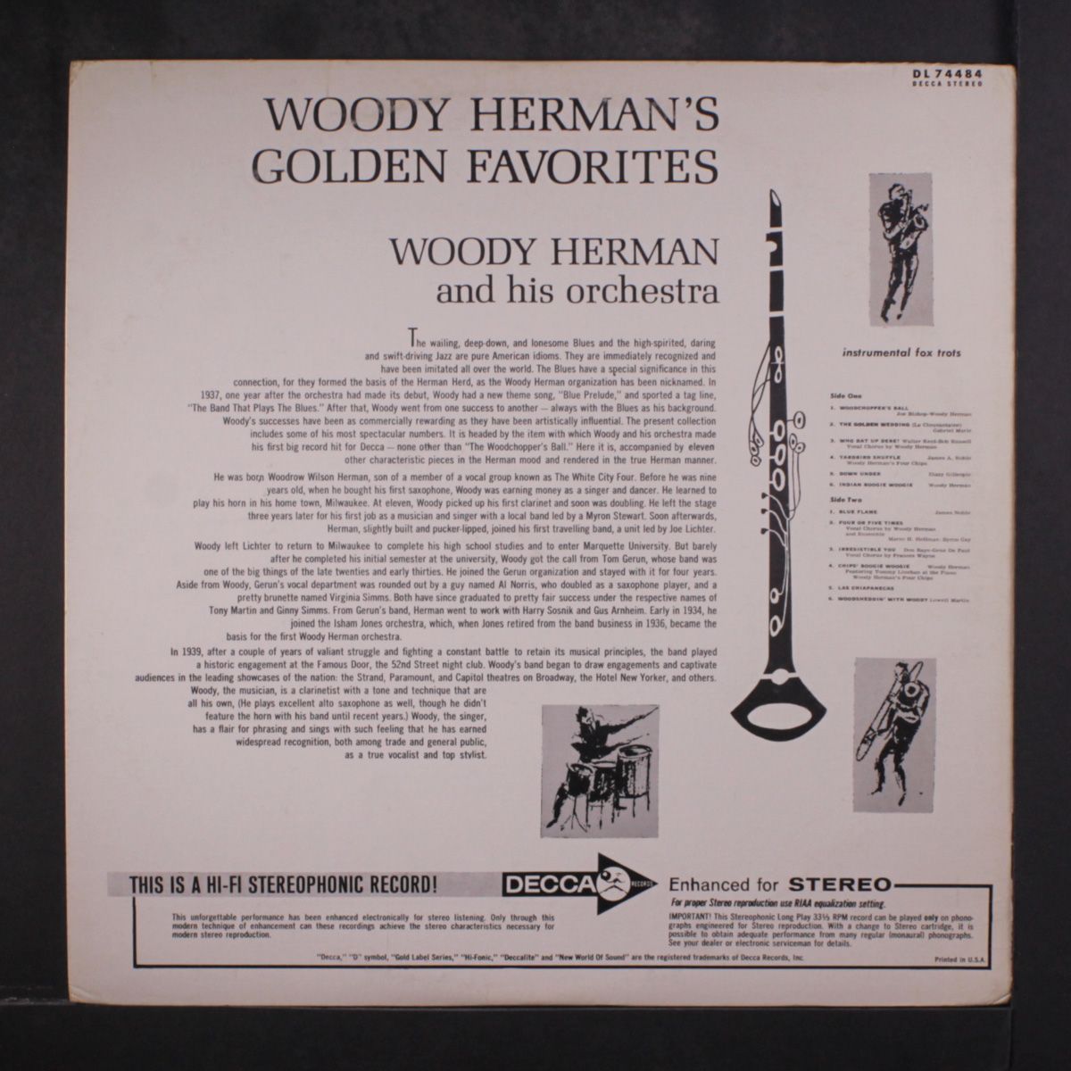 golden favorites by WOODY HERMAN
