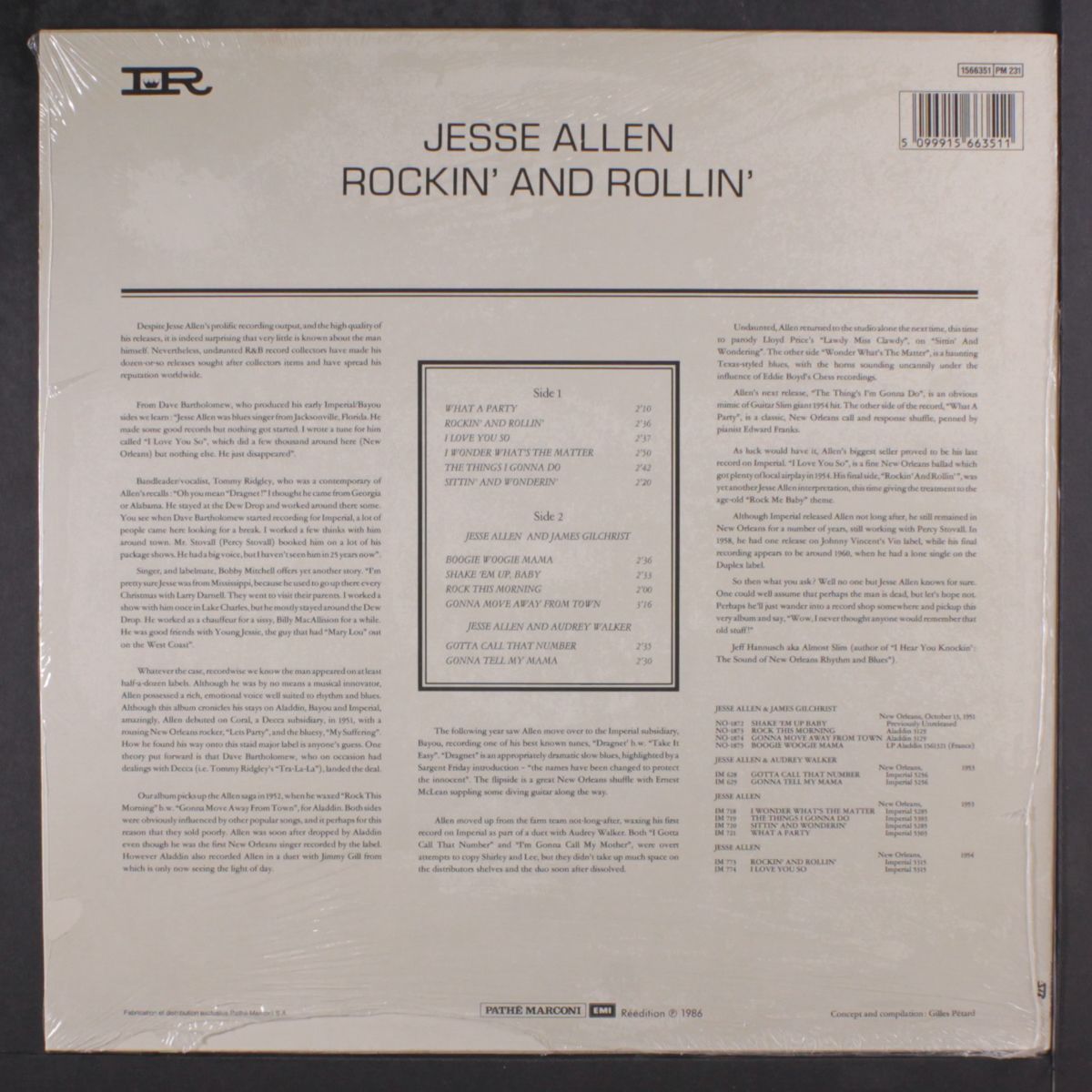 rockin' and rollin' by JESSE ALLEN