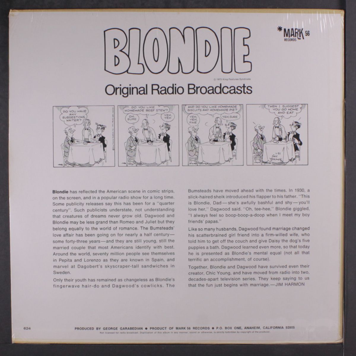 blondie by ORIGINAL RADIO BROADCAST