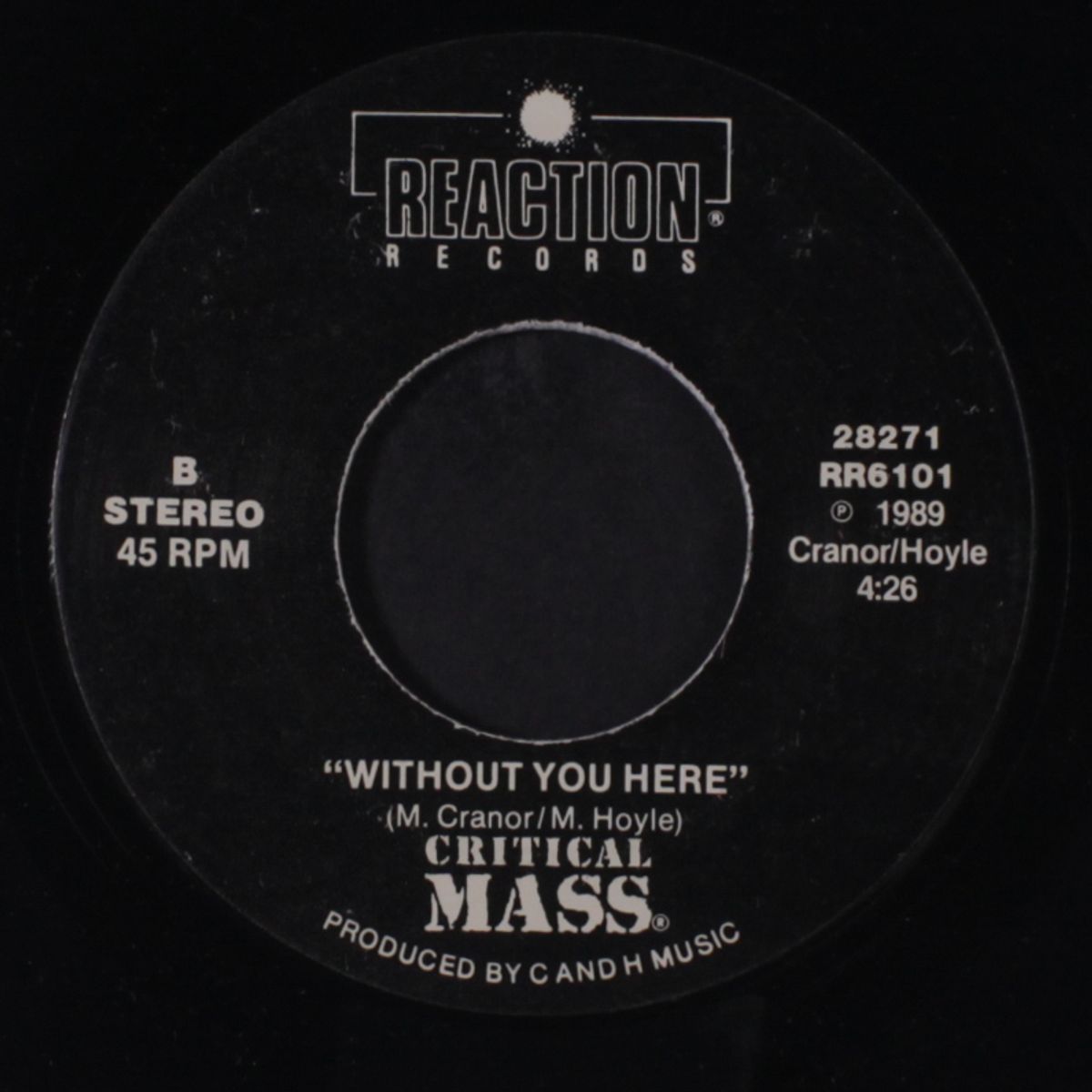 one time love affair / without you here by CRITICAL MASS