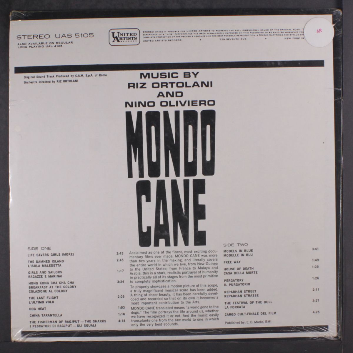 mondo cane by SOUNDTRACK
