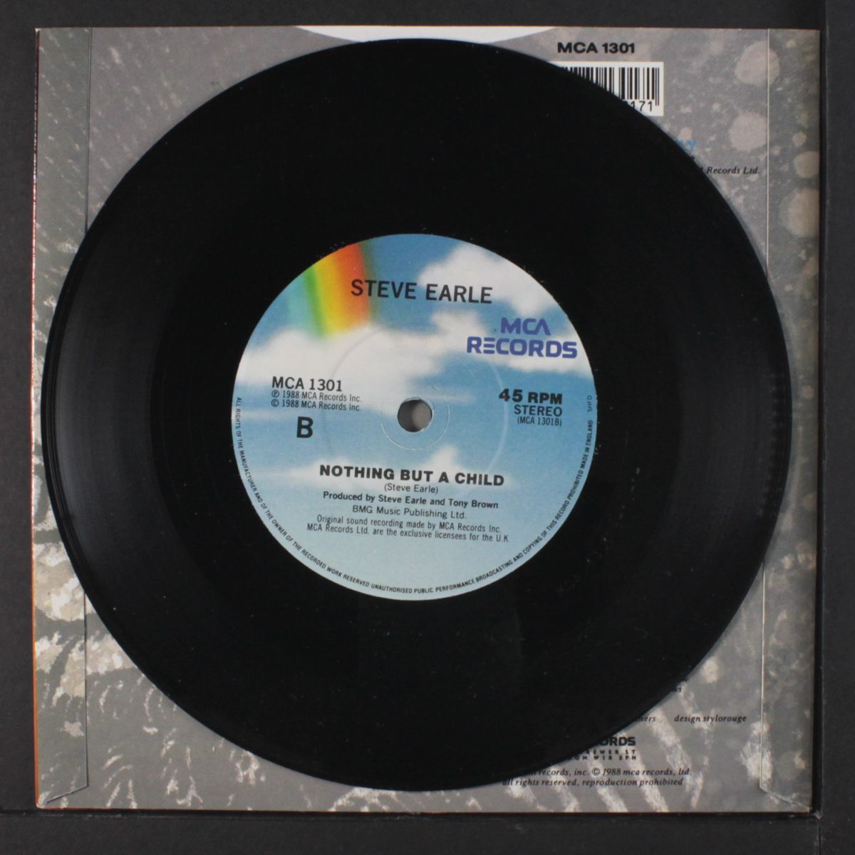 johnny come lately / nothing but a child by STEVE EARLE