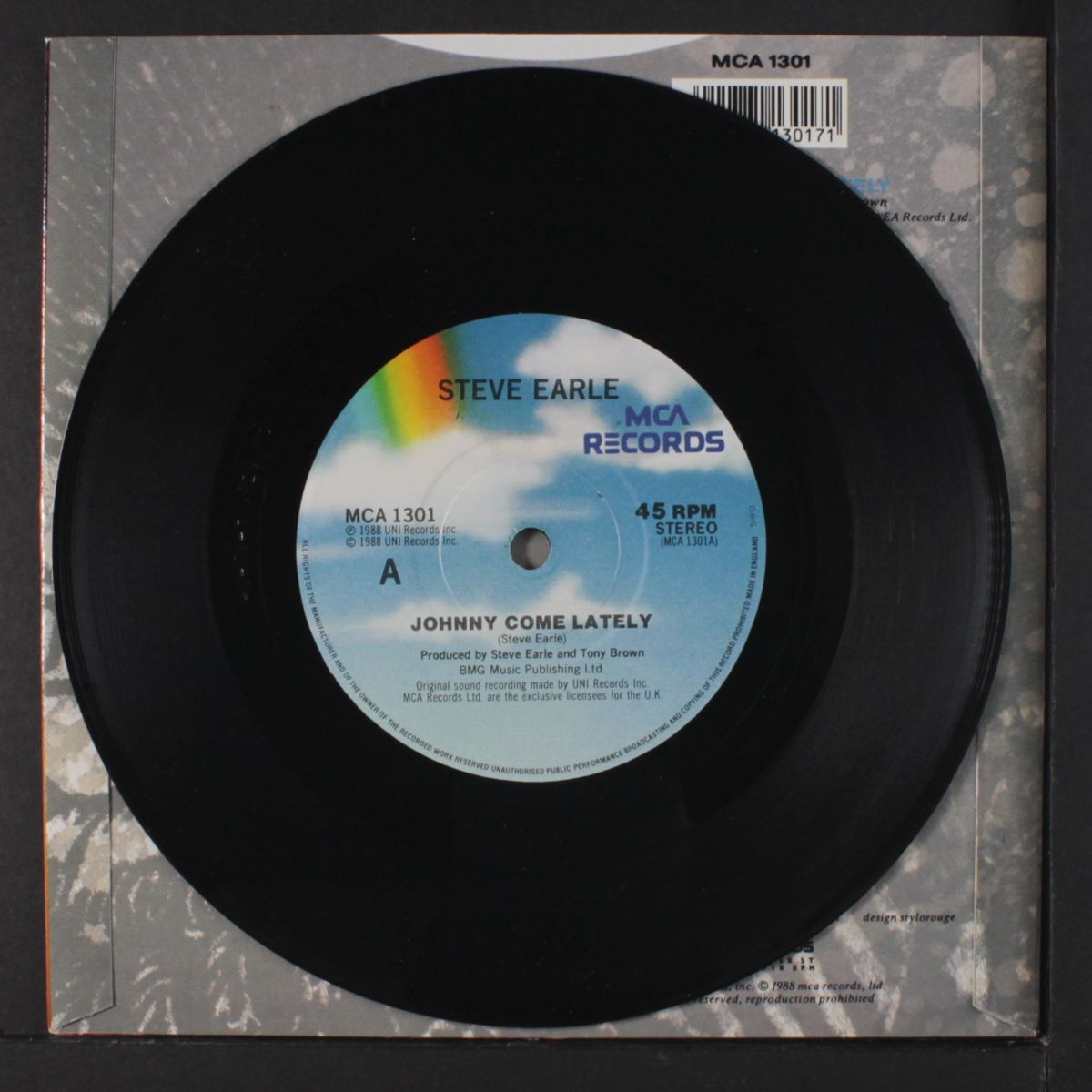 johnny come lately / nothing but a child by STEVE EARLE