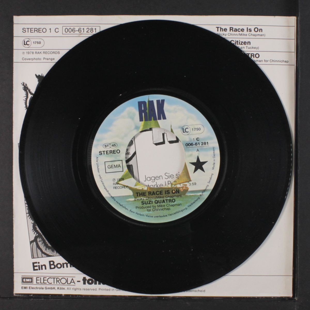 the race is on / non citizen by SUZI QUATRO