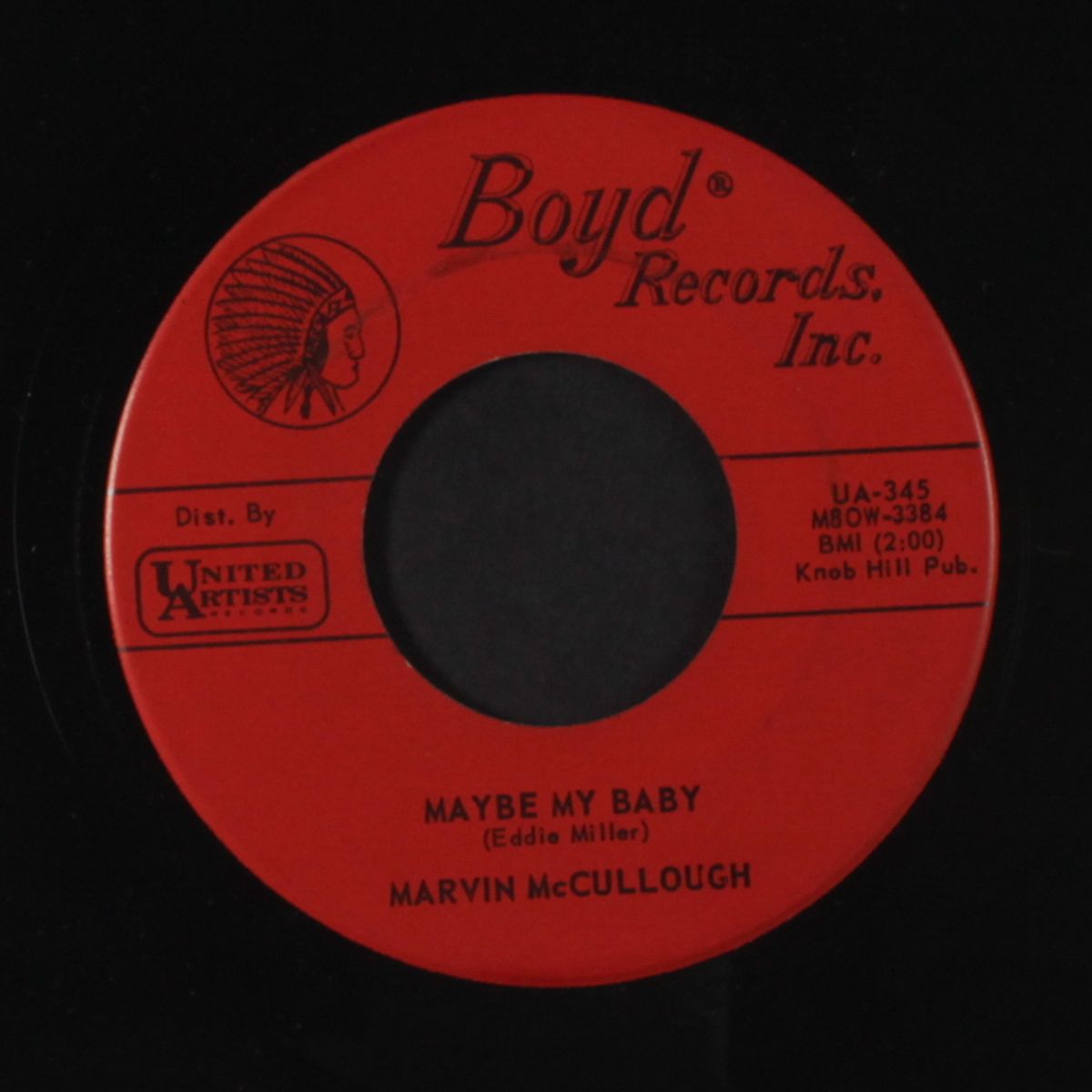 maybe my baby / just for a little while by MARVIN MCCULLOUGH