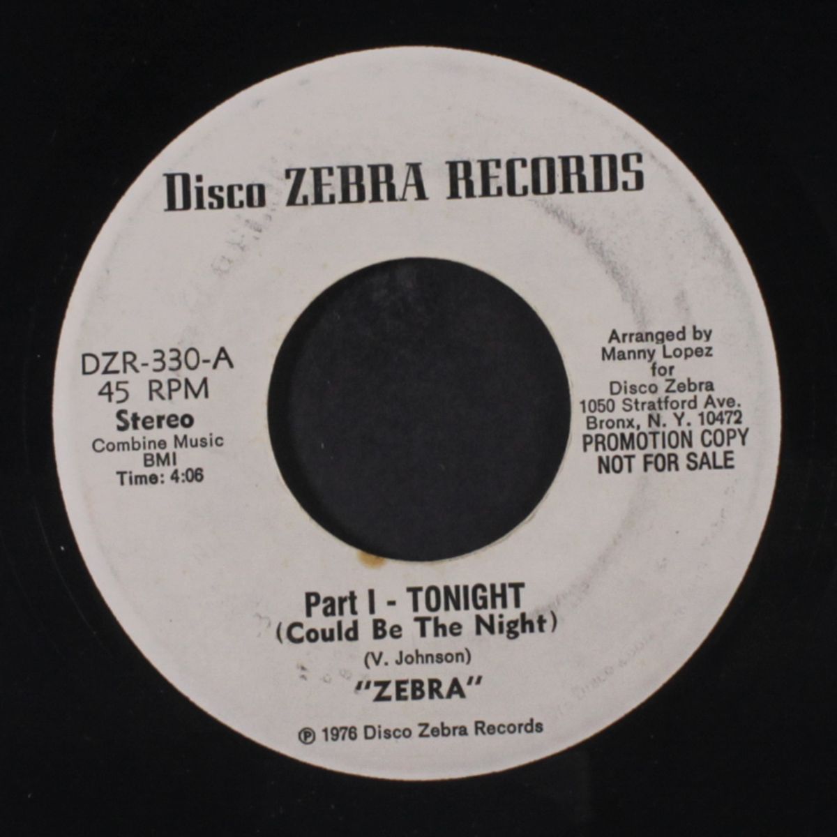 tonight (could be the night / part ii) by ZEBRA