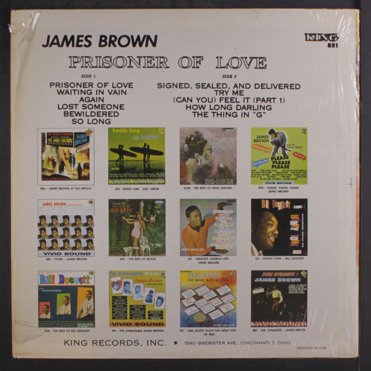 prisoner of love by JAMES BROWN