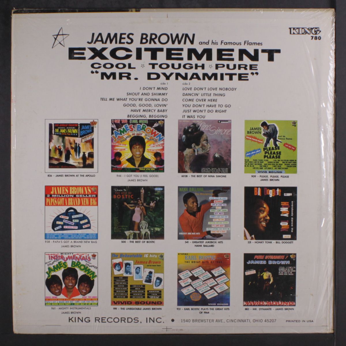 excitement by JAMES BROWN