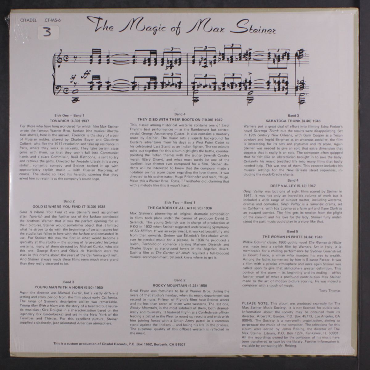 the magic of by MAX STEINER