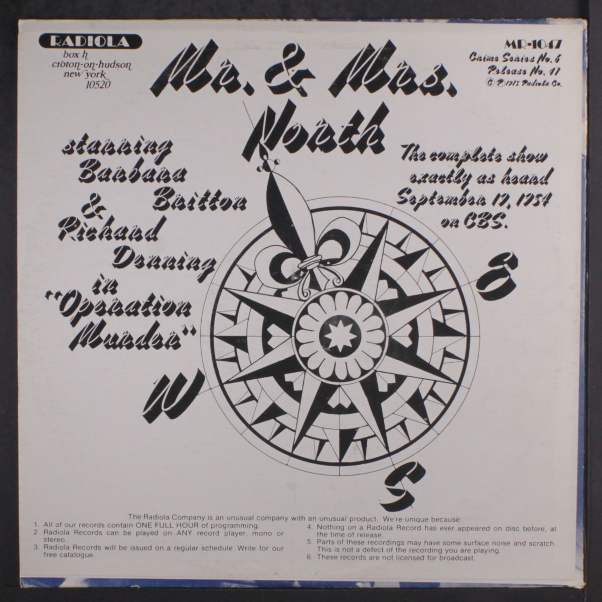mr. keen, tracer of lost persons / mr. & mrs. north by ORIGINAL RADIO BROADCAST