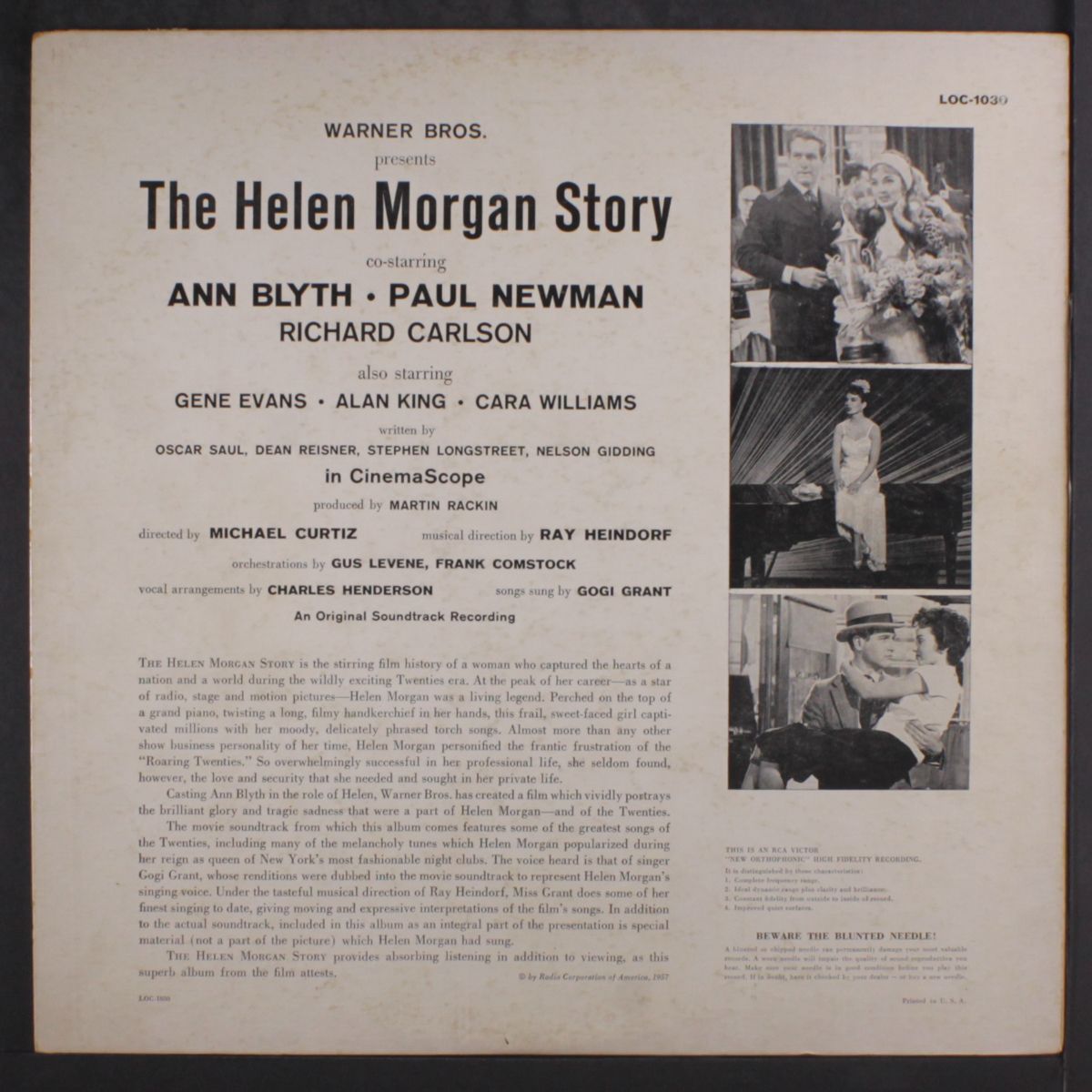 the helen morgan story by SOUNDTRACK