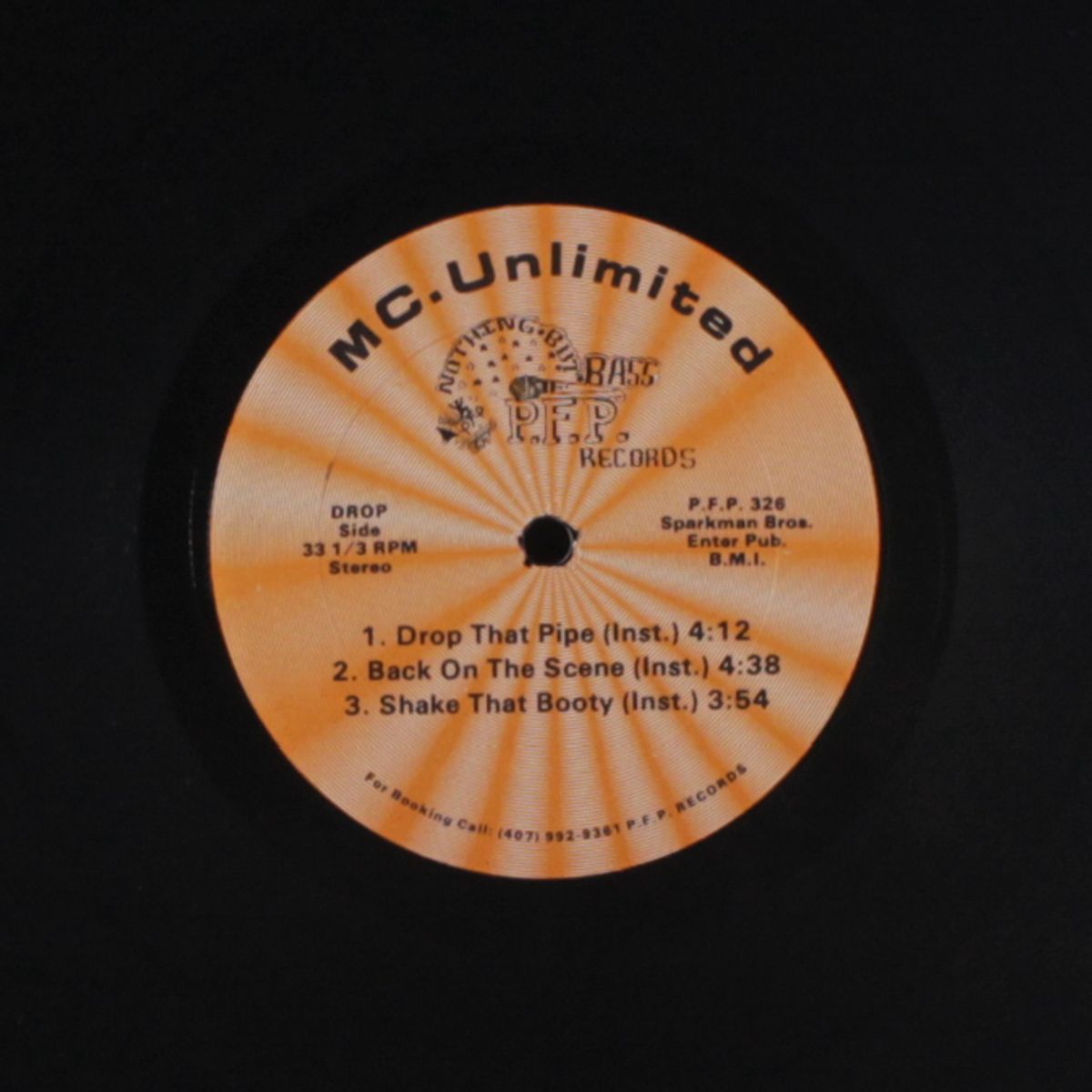 drop that pipe / back on the scene / shake that booty by M.C. UNLIMITED