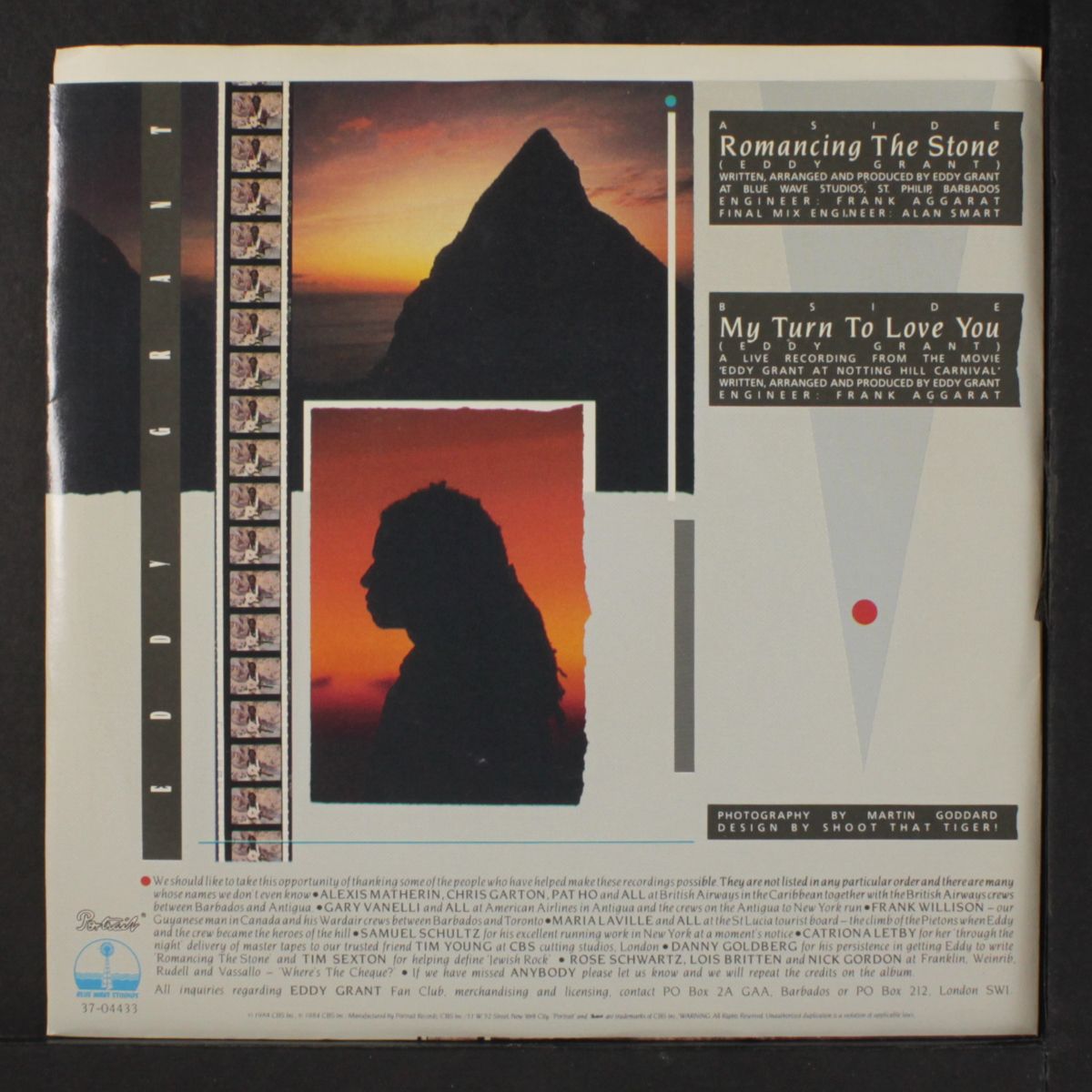 romancing the stone / my turn to love you by EDDY GRANT
