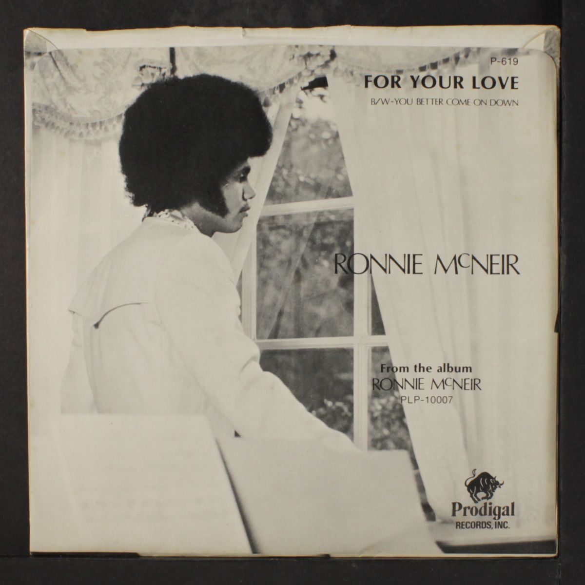 for your love / same by RONNIE MCNEIR