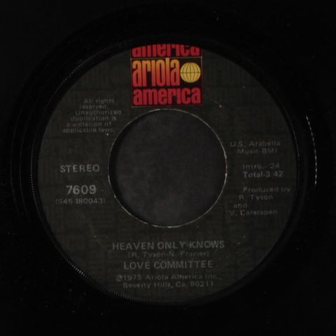 heaven only knows / am i wasting time by LOVE COMMITTEE