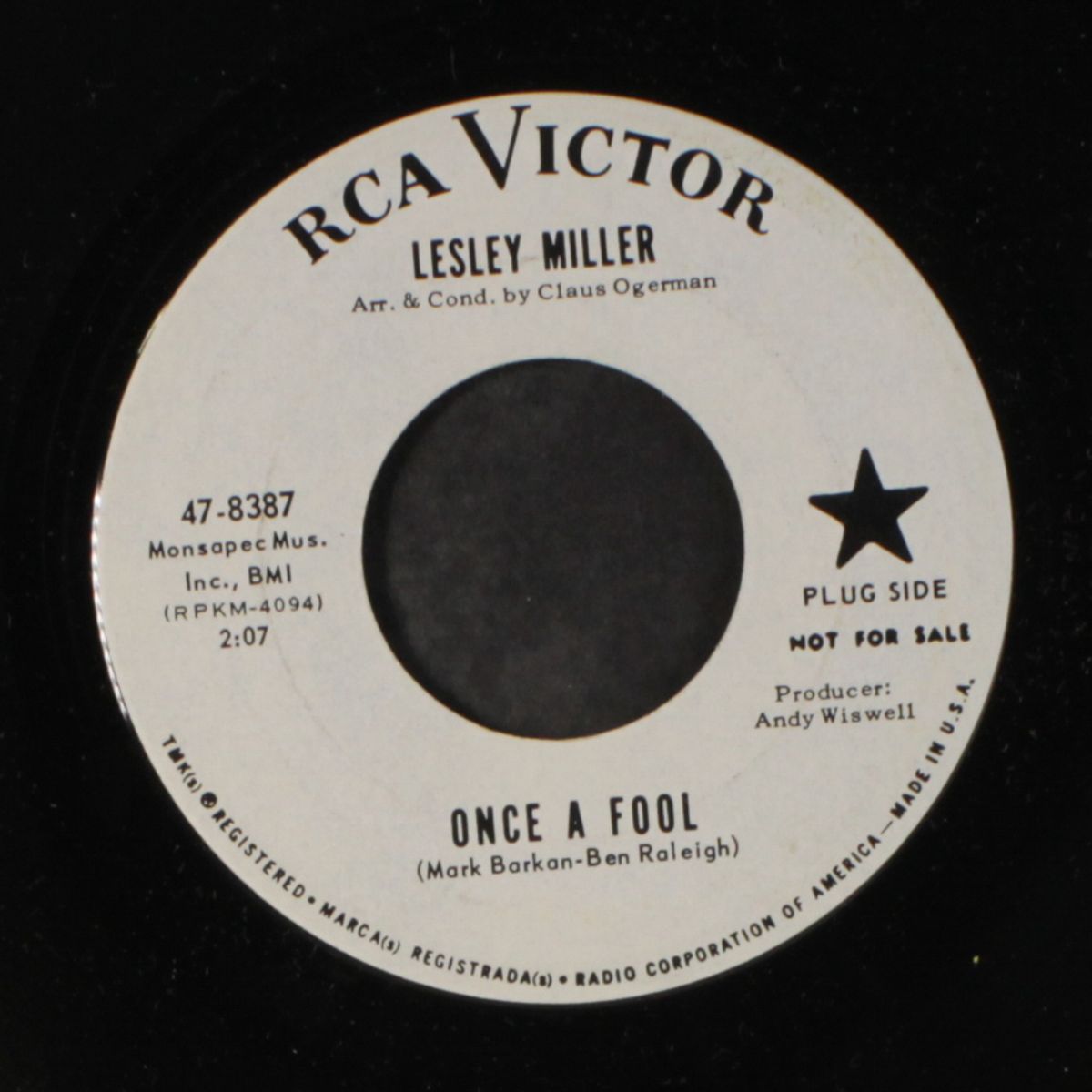 just another fresh boy / once a fool by LESLEY MILLER