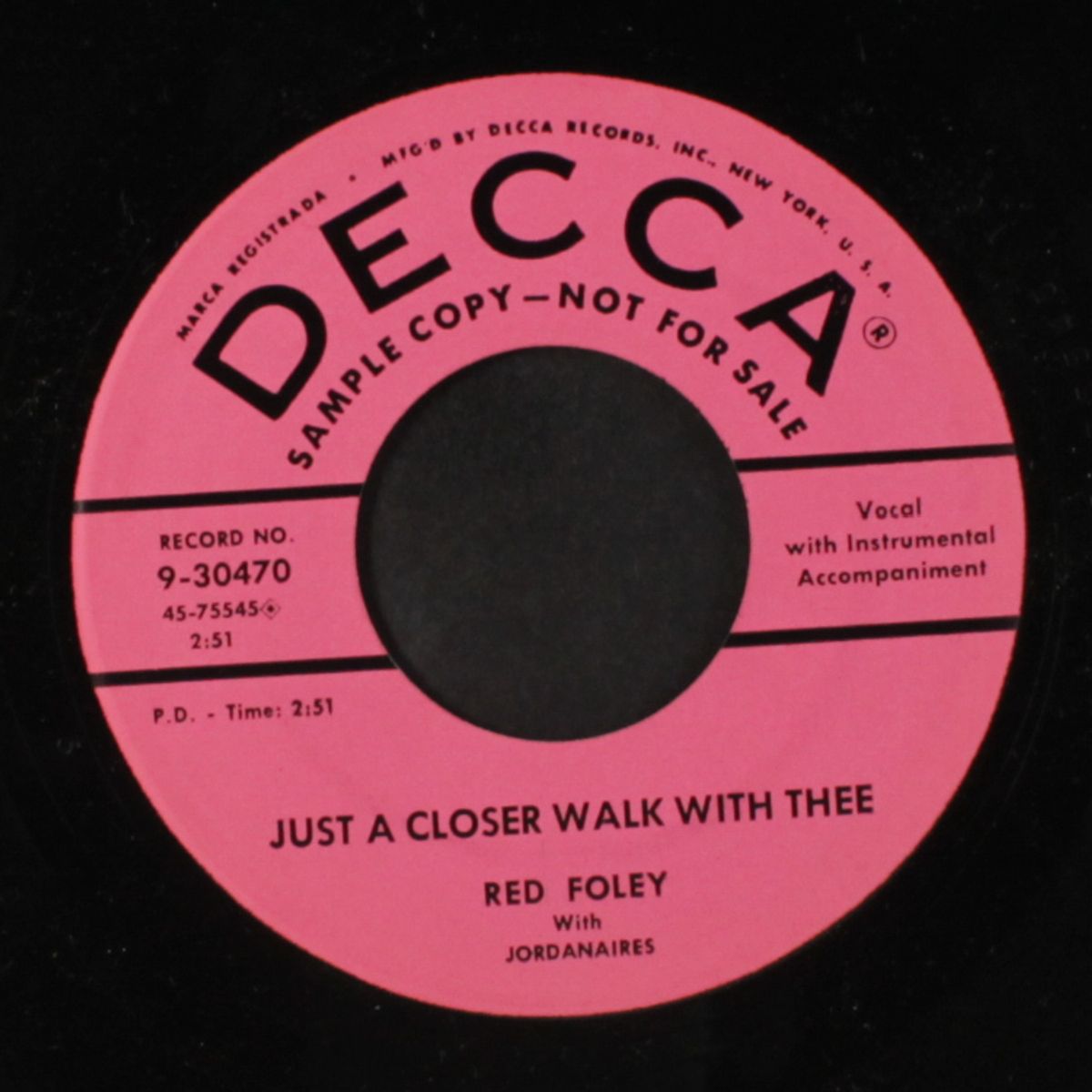 steal away / just a closer walk with thee by RED FOLEY