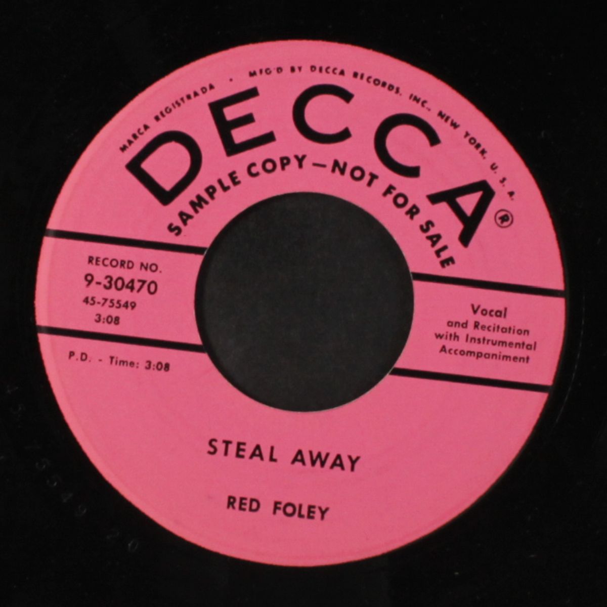 steal away / just a closer walk with thee by RED FOLEY