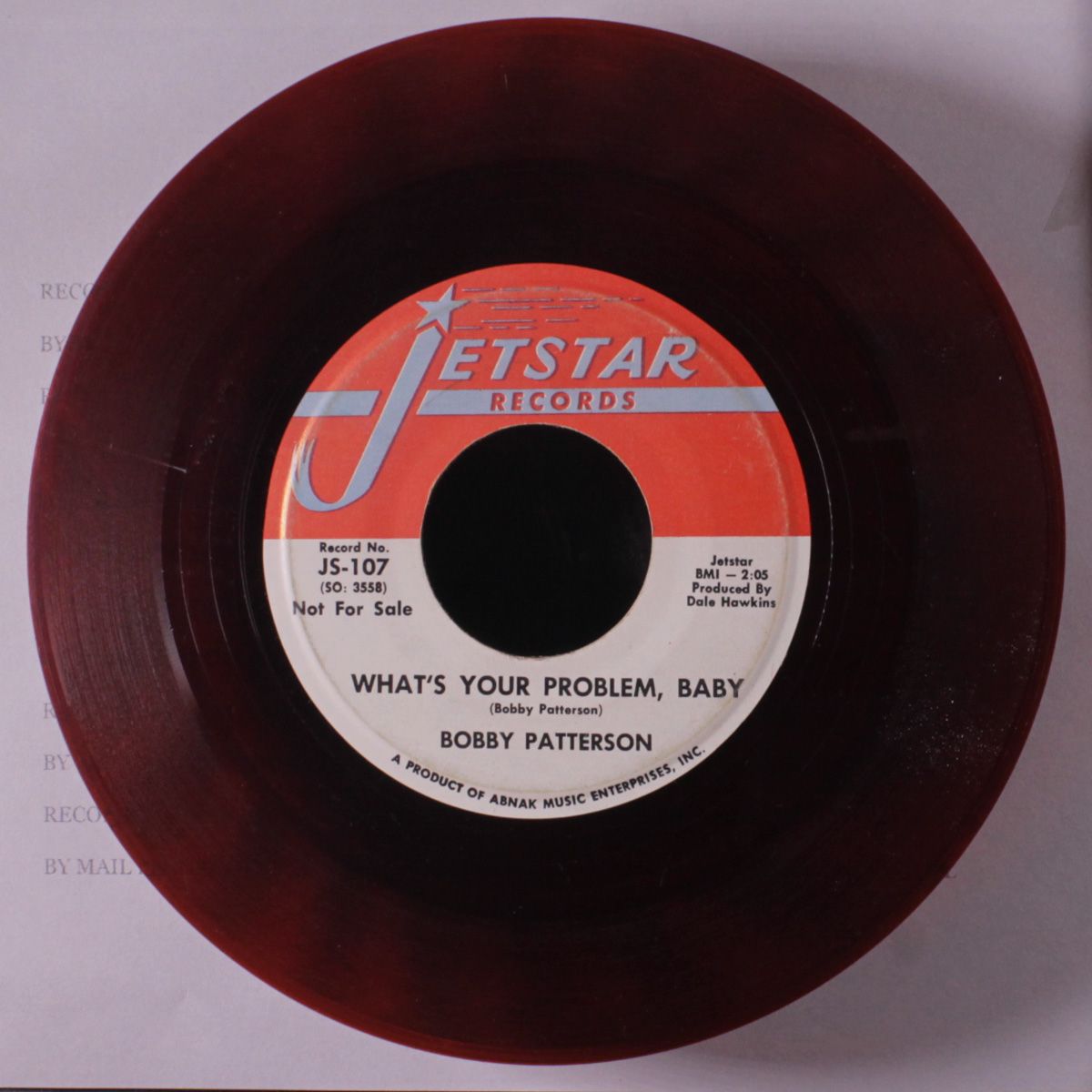 if i didn't have you / what's your problem, baby by BOBBY PATTERSON