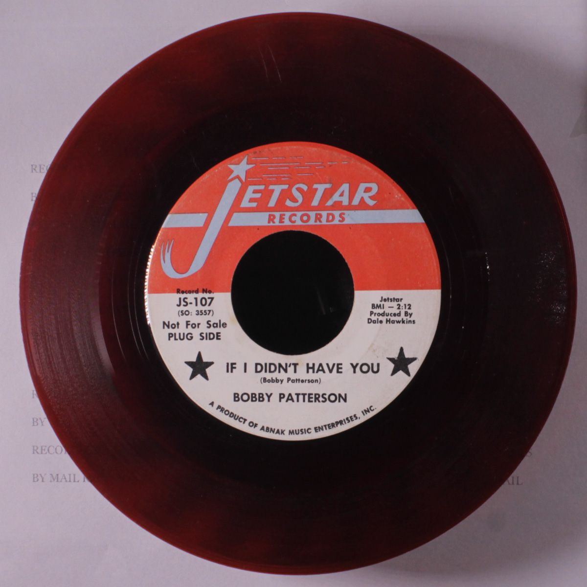 if i didn't have you / what's your problem, baby by BOBBY PATTERSON
