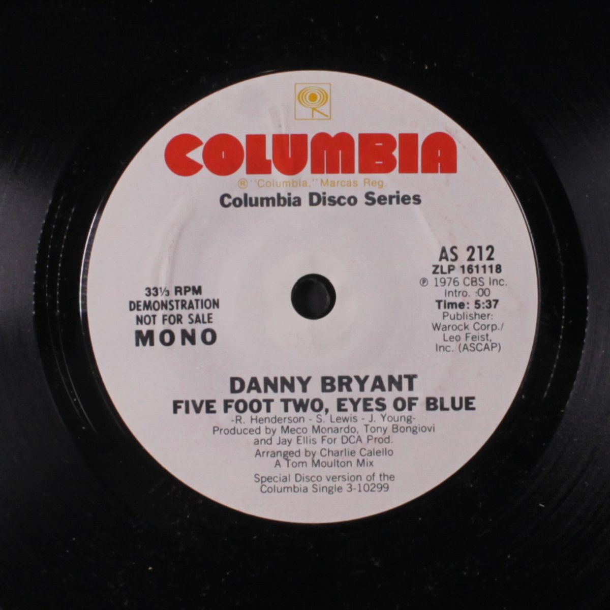 five foot two, eyes of blue / mono by DANNY BRYANT