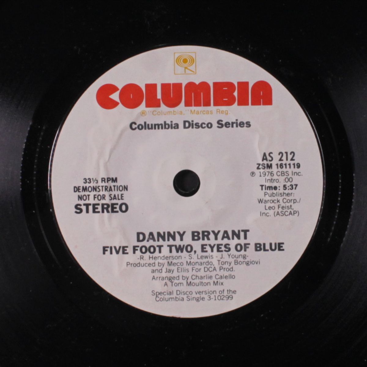 five foot two, eyes of blue / mono by DANNY BRYANT
