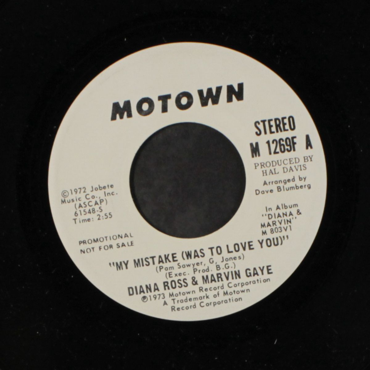 my mistake (was to love you) / mono by DIANA ROSS & MARVIN GAYE