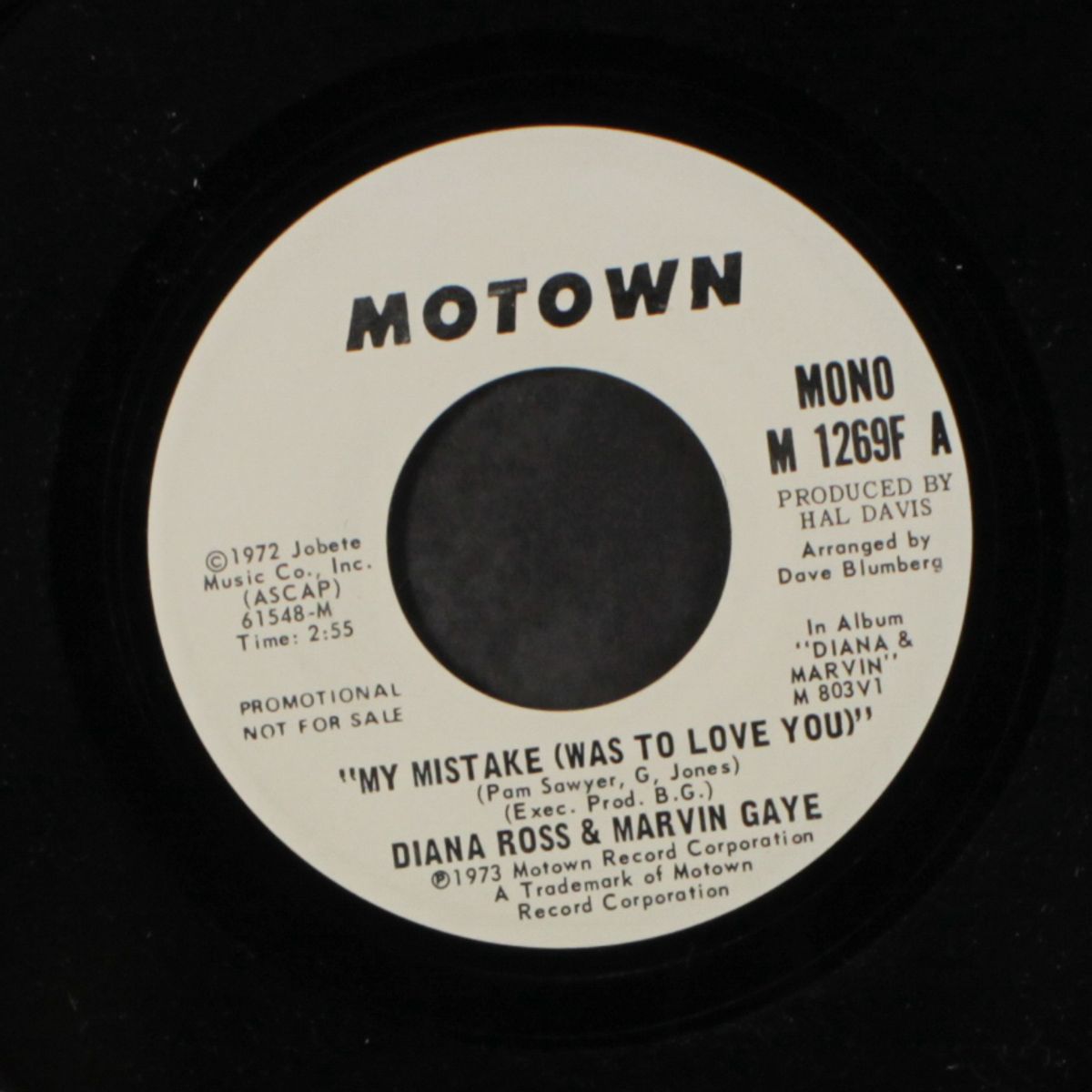 my mistake (was to love you) / mono by DIANA ROSS & MARVIN GAYE