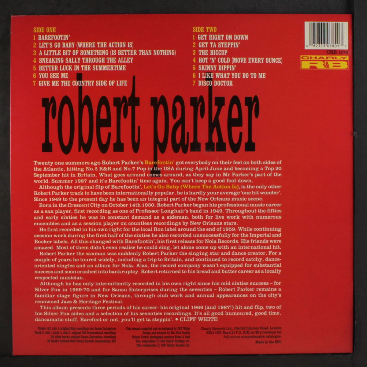 get ta steppin' by ROBERT PARKER